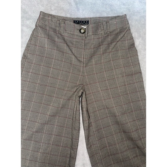 Women’s Light Green Plaid Tailor B. Moss Capri Slacks 💚 - Picture 4 of 16